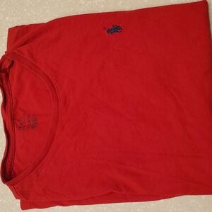 Red Ralph Lauren Polo Shirt, Sz L